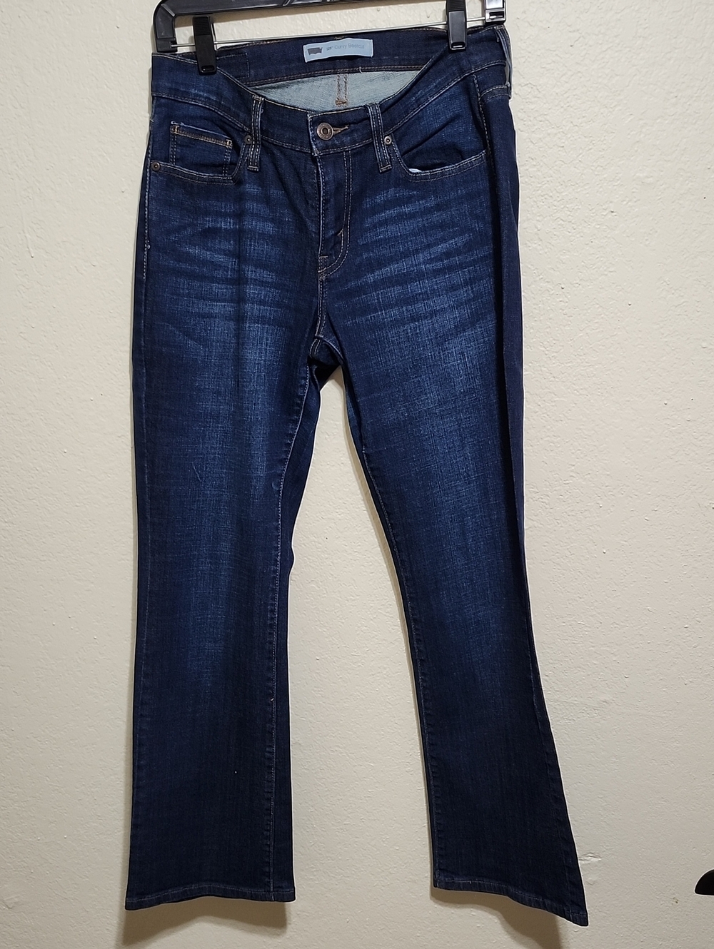 Levi’s 529 Curvy Bootcut Jeans Dark Wash Blue Women's Sz 8 Western Style